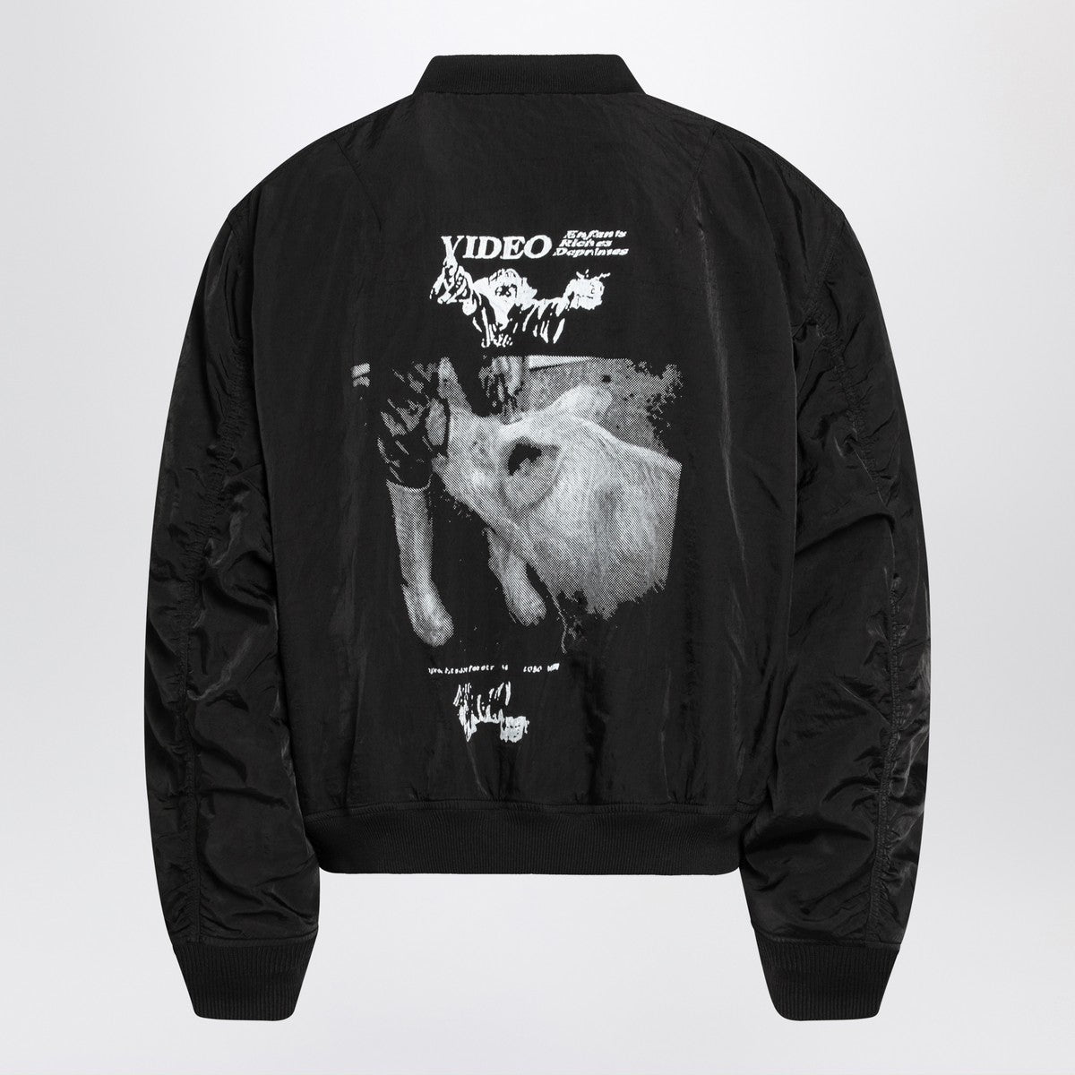 Enfants Riches Déprimés Enfants Video bomber jacket with zip in black