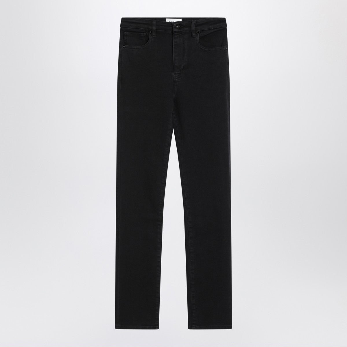 Frame Black straight-leg jeans The Pencil