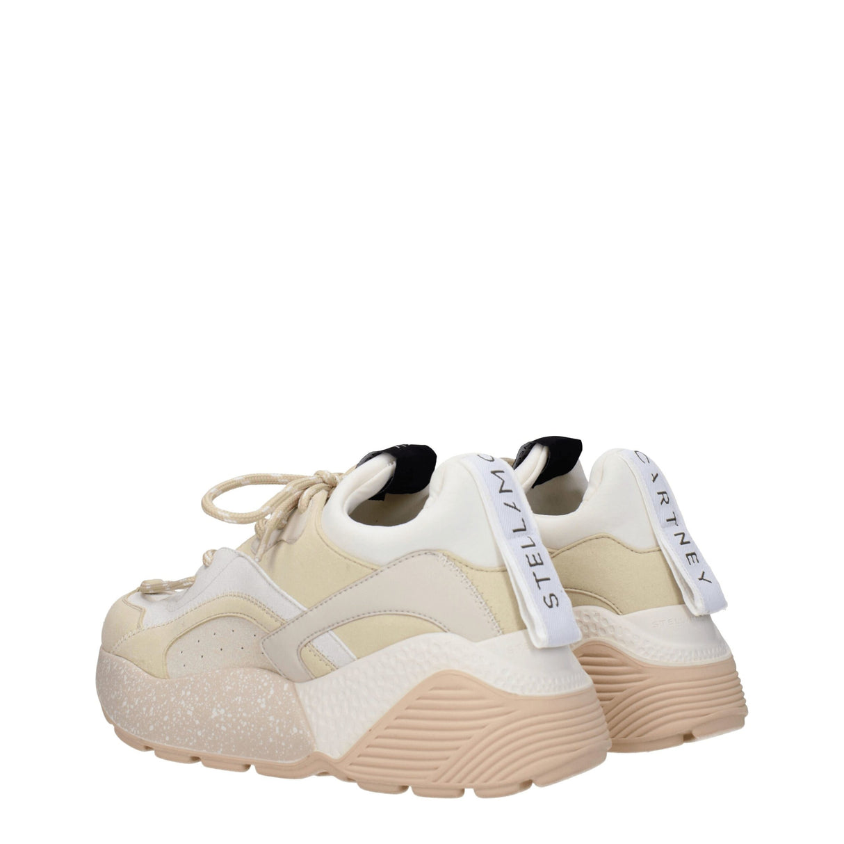Stella McCartney Beige Leather Chunky Sneakers