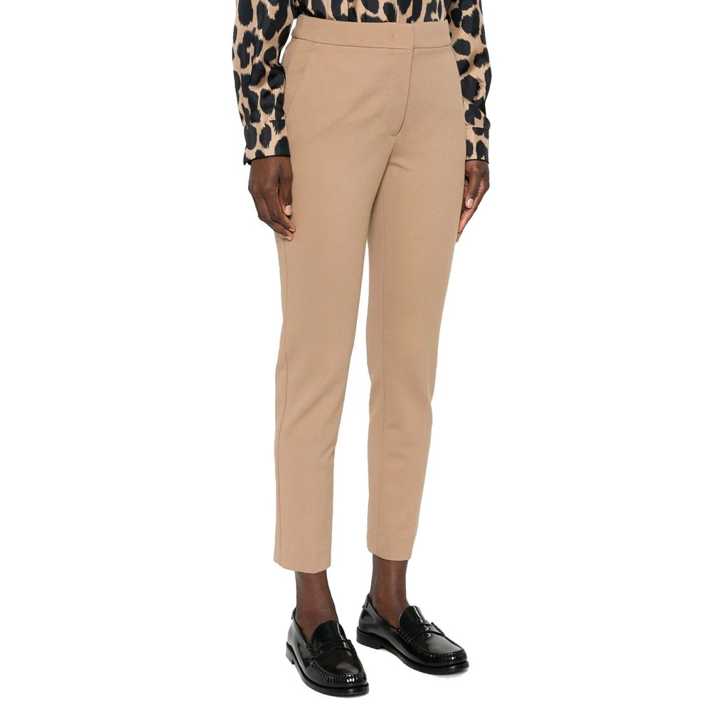 Max Mara Brown Elastane Pants