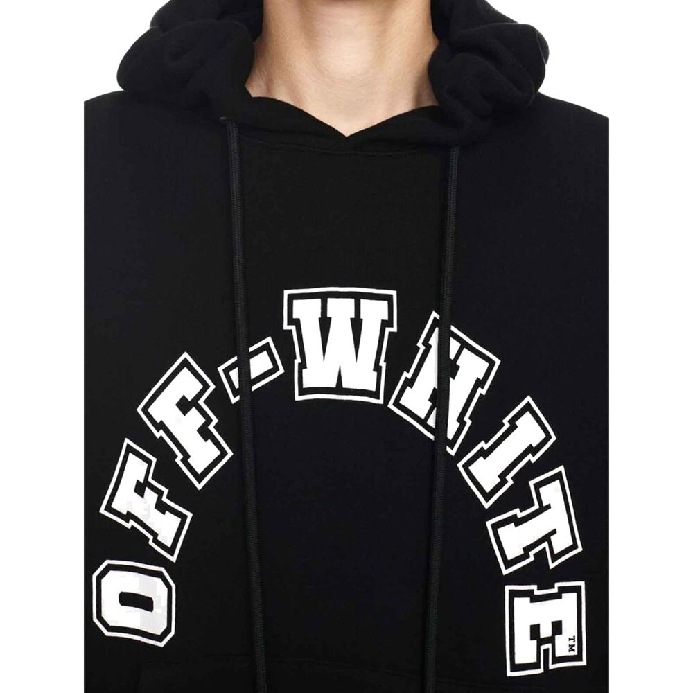 Off-White Black Cotton Sweatshirt