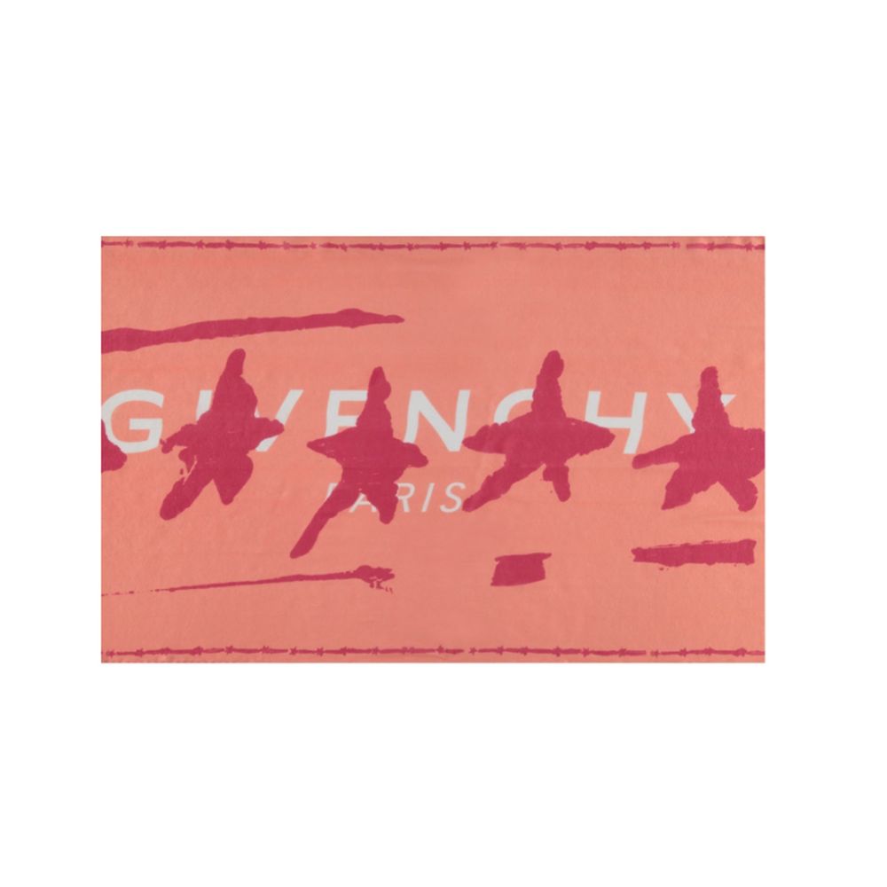 Givenchy Orange Silk Scarf
