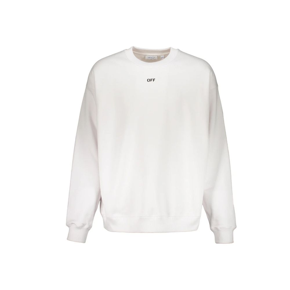 Off-White White Cotton Sweatshirt