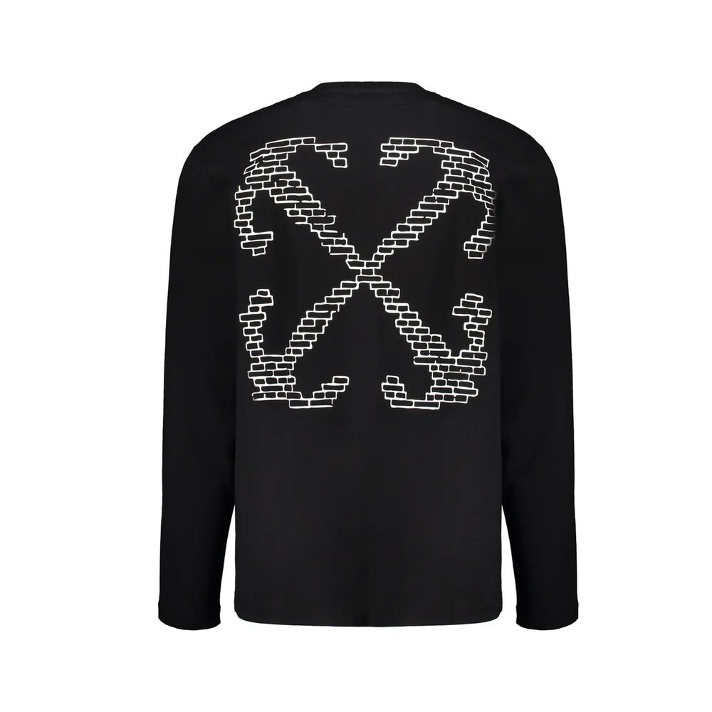 Off-White Black Cotton T-Shirt