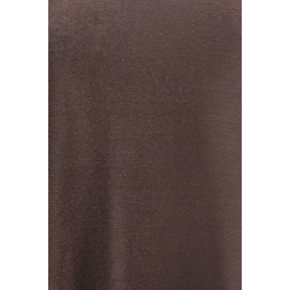 P.A.R.O.S.H. Brown Linen Top