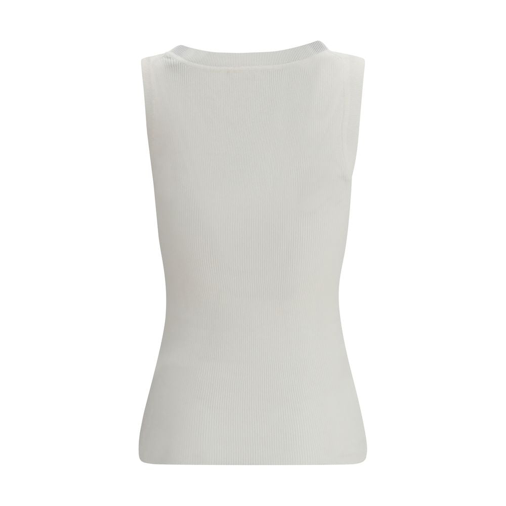 P.A.R.O.S.H. Cream Cotton Top