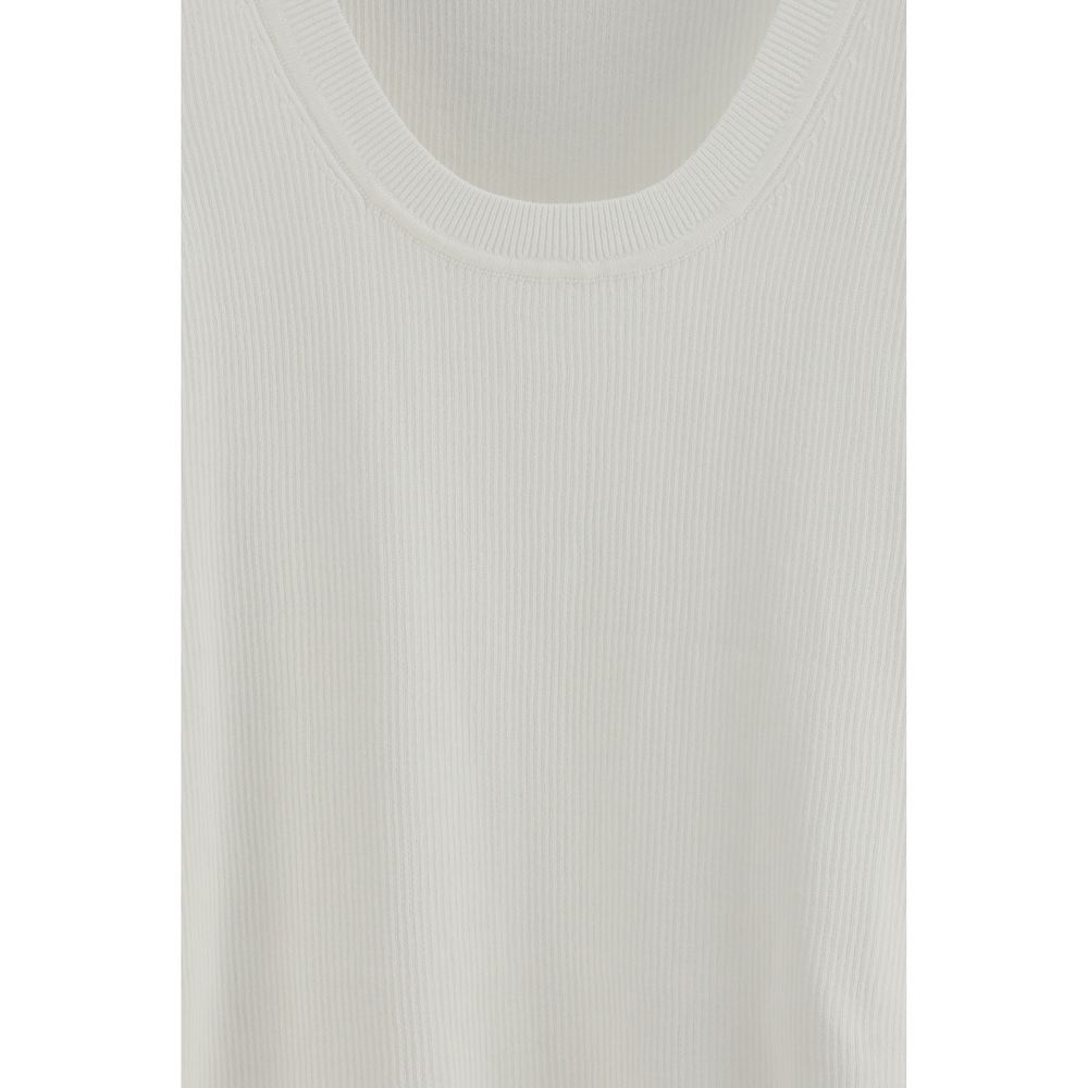 P.A.R.O.S.H. Cream Cotton Top