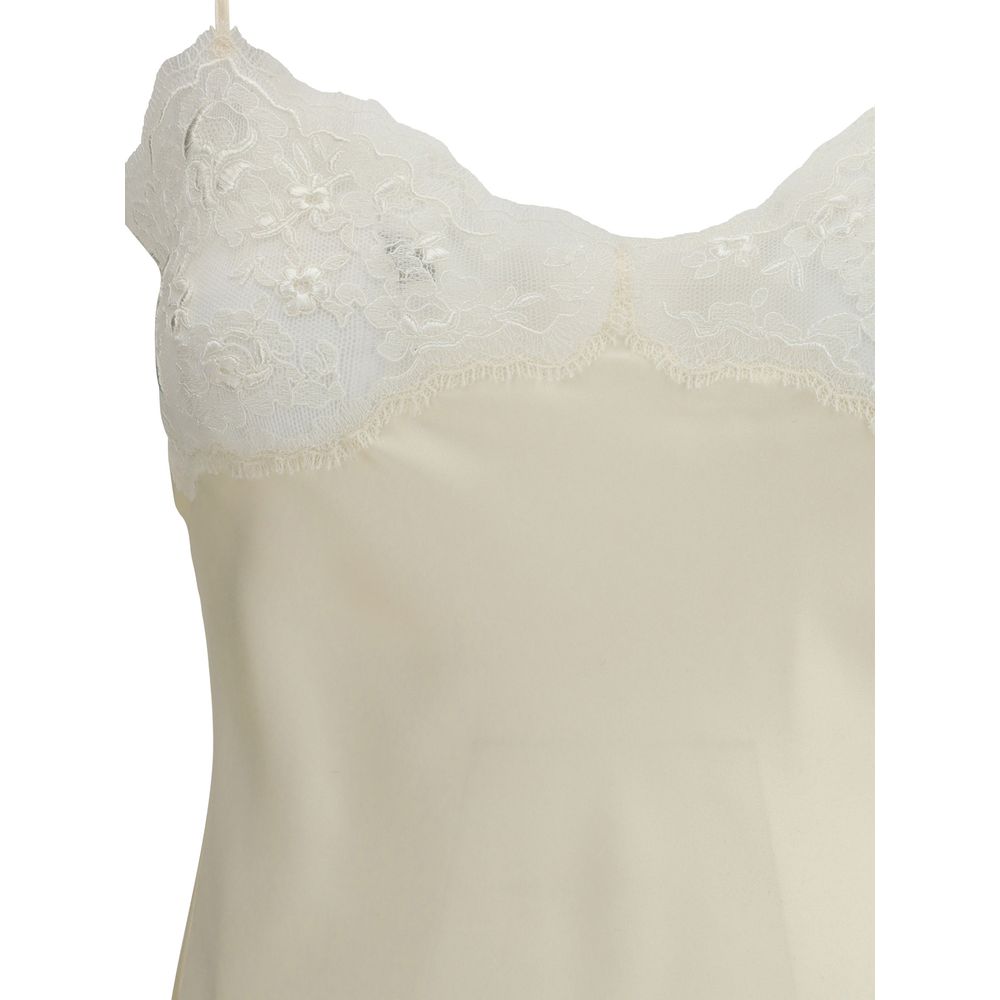 Chloé Cream Silk Top