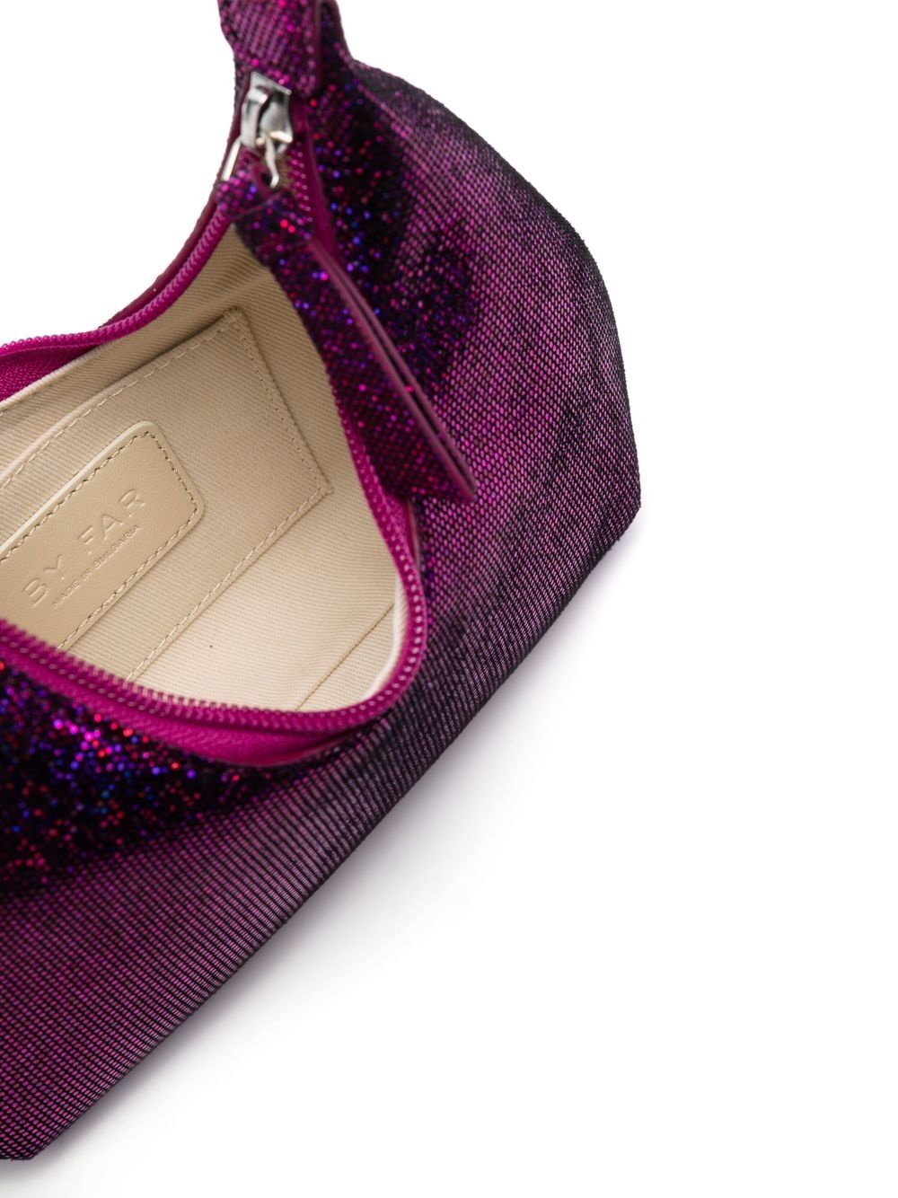 By Far Pre By Far glitter-detail shoulder bag