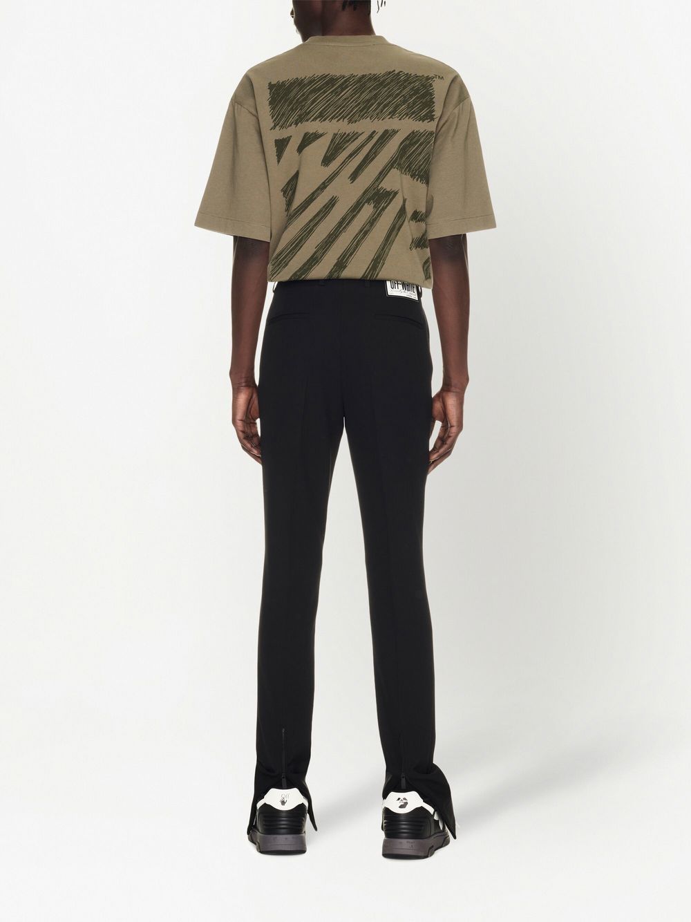 Off White Wool skinny trousers