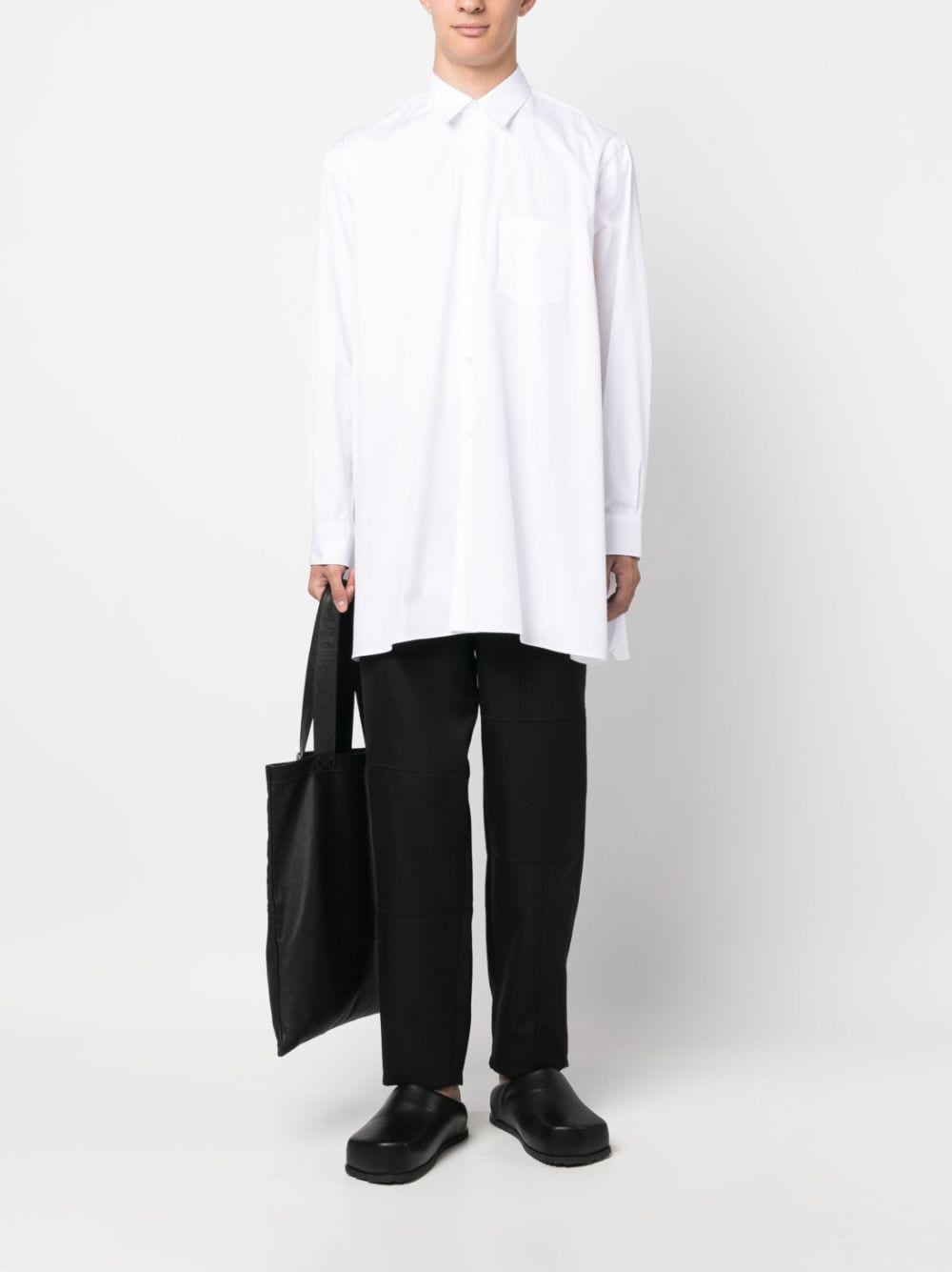 Comme Des Garcons Shirt with side slit