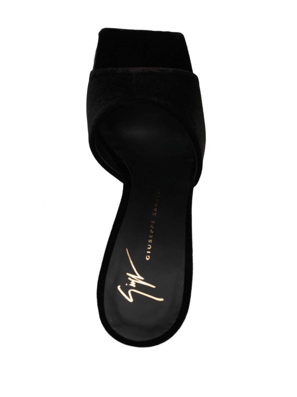 Giuseppe Zanotti Solhene 90mm velvet-effect sandals
