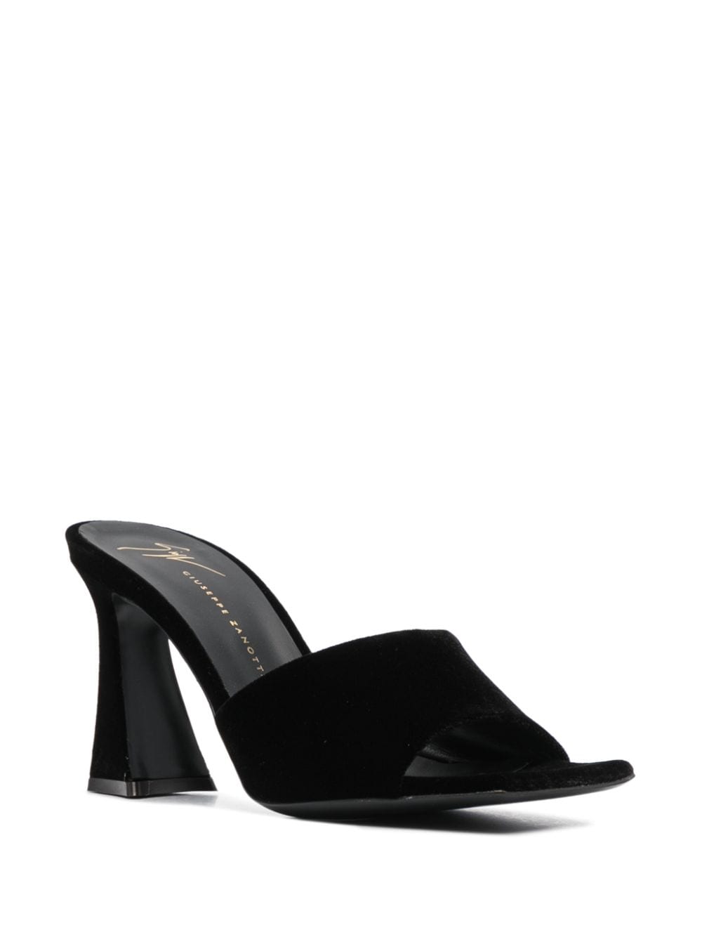 Giuseppe Zanotti Solhene 90mm velvet-effect sandals