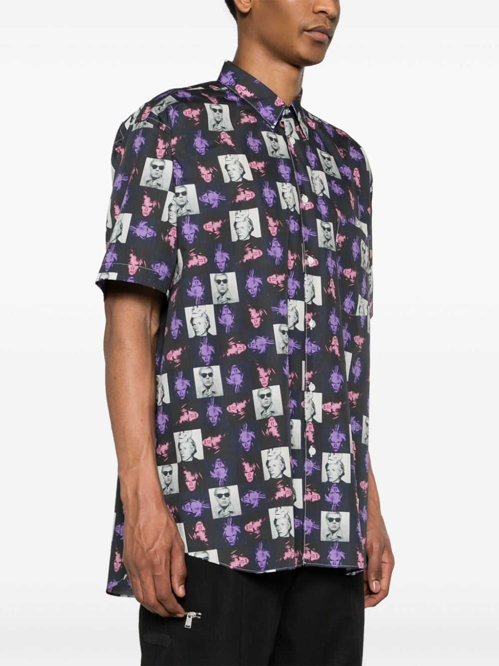 Comme Des Garcons Andy Warhol print shirt