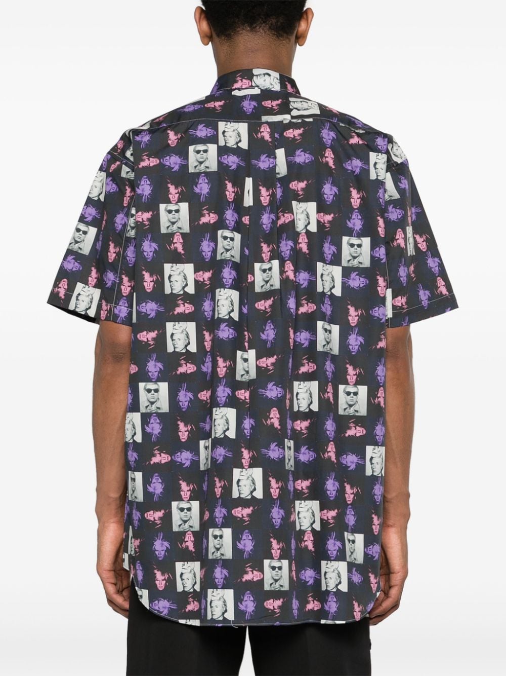 Comme Des Garcons Andy Warhol print shirt