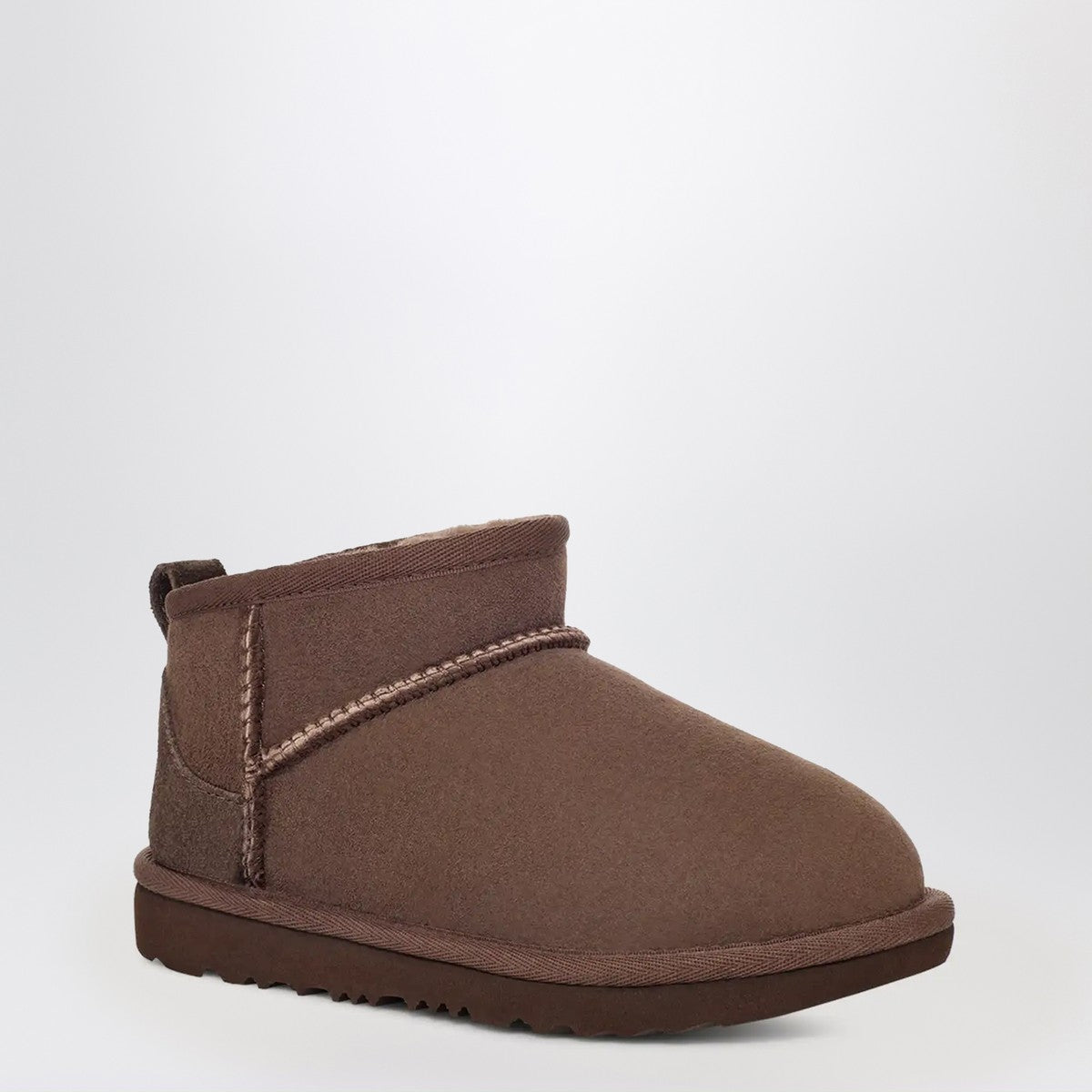 UGG Brown Classic Ultra Mini ankle boots