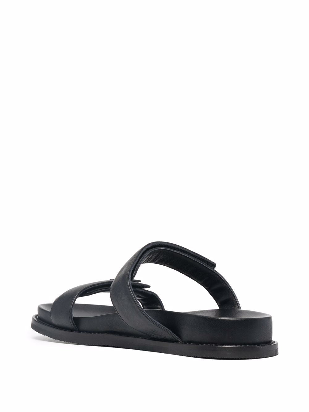 EMPORIO ARMANI EXCLUSIVE Emporio Armani double-strap leather sandals