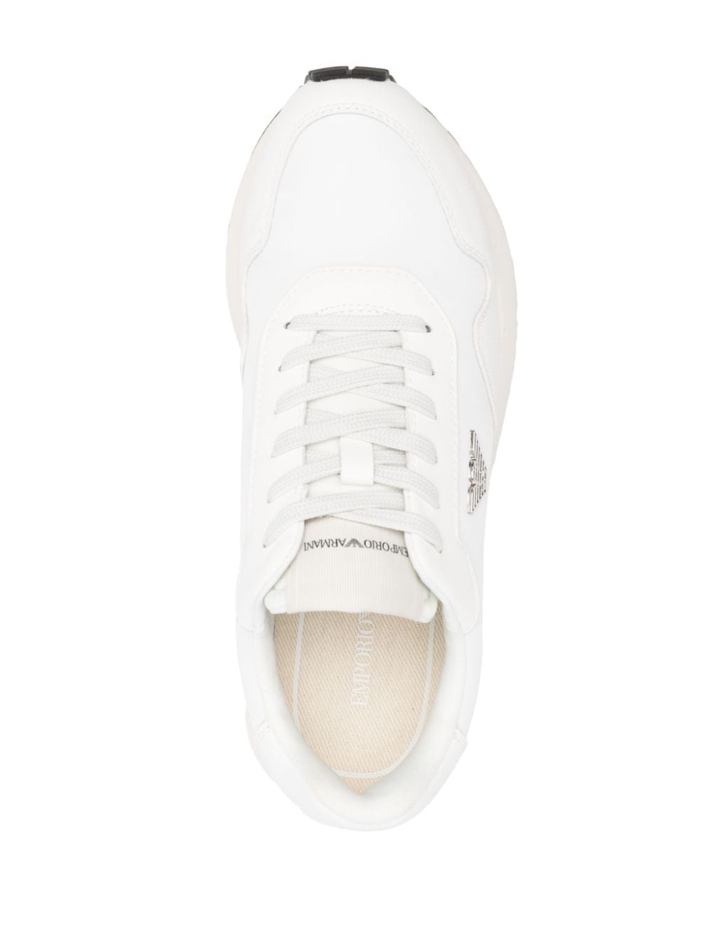 Emporio Armani Sneakers in recycled nylon with details in regenerated saffiano ASV