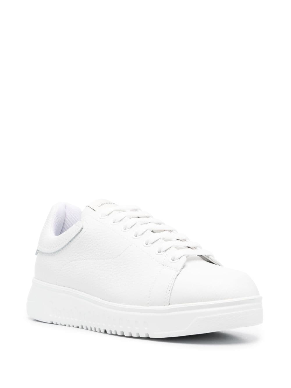 Emporio Armani leather low top sneakers