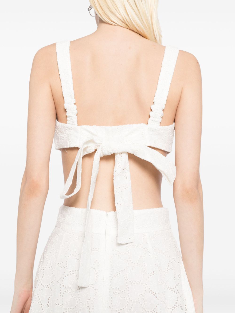 Zimmermann Crush embroidered bralette