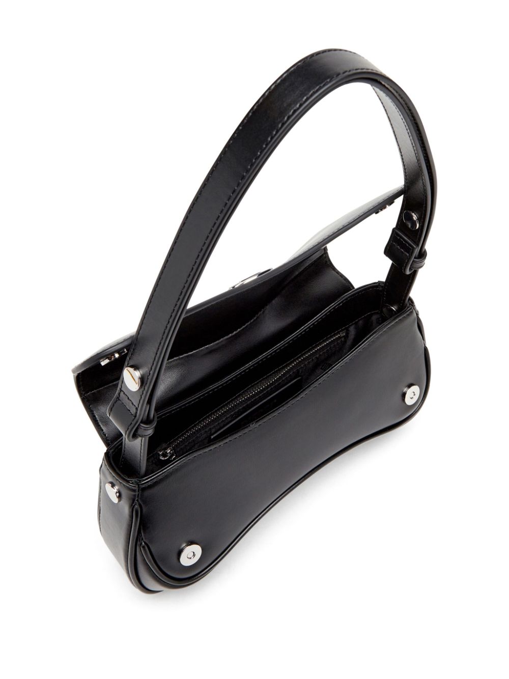 Diesel Play-Semi gloss leather shoulder bag