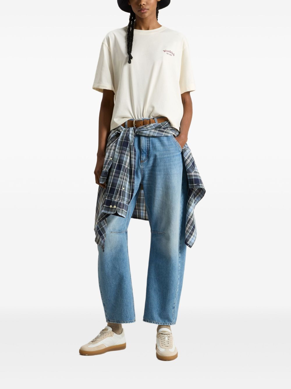 Woolrich Pure Pima Cotton T-Shirt with Logo