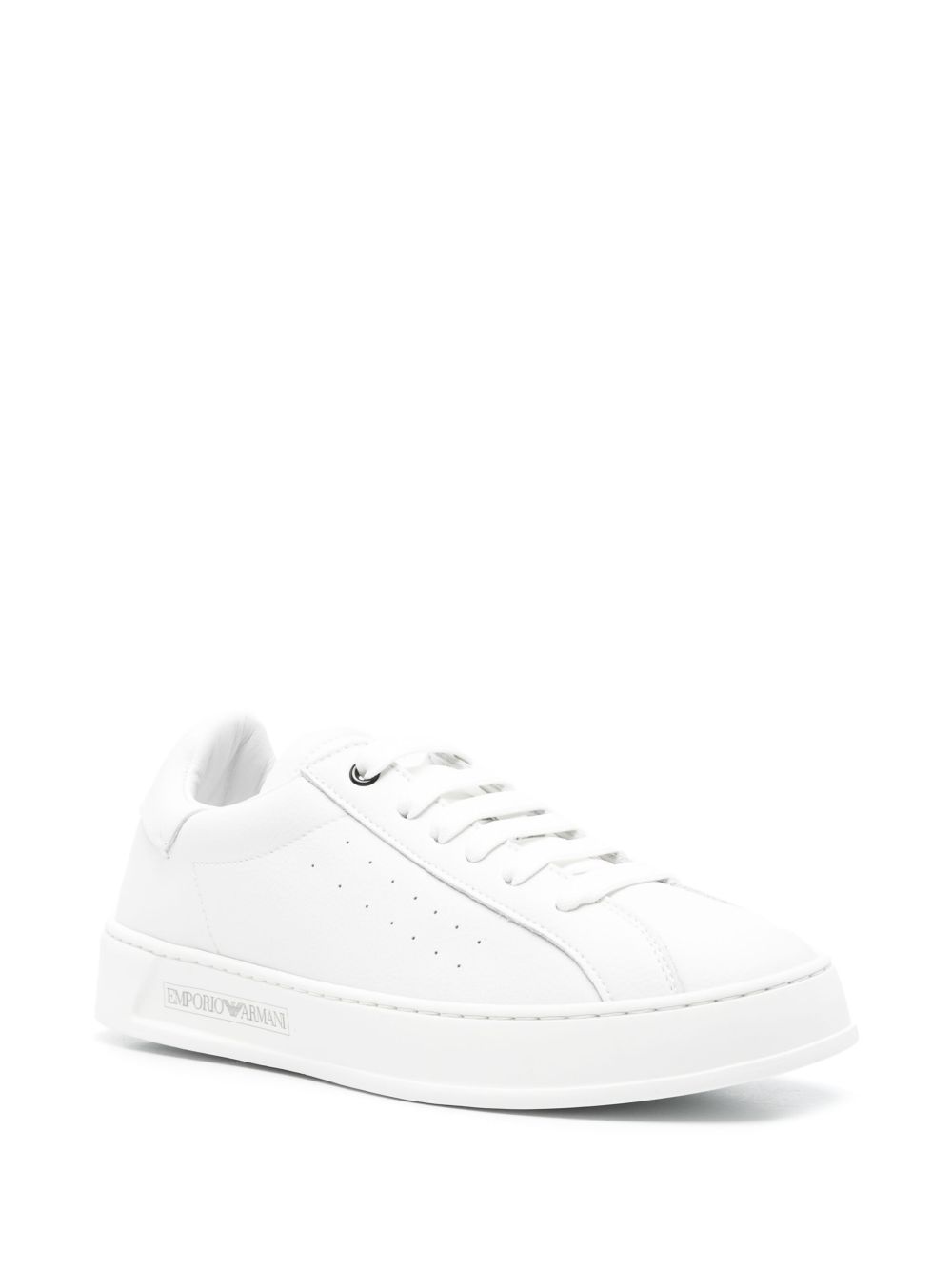 EMPORIO ARMANI EXCLUSIVE Emporio Armani Leather sneakers with logo