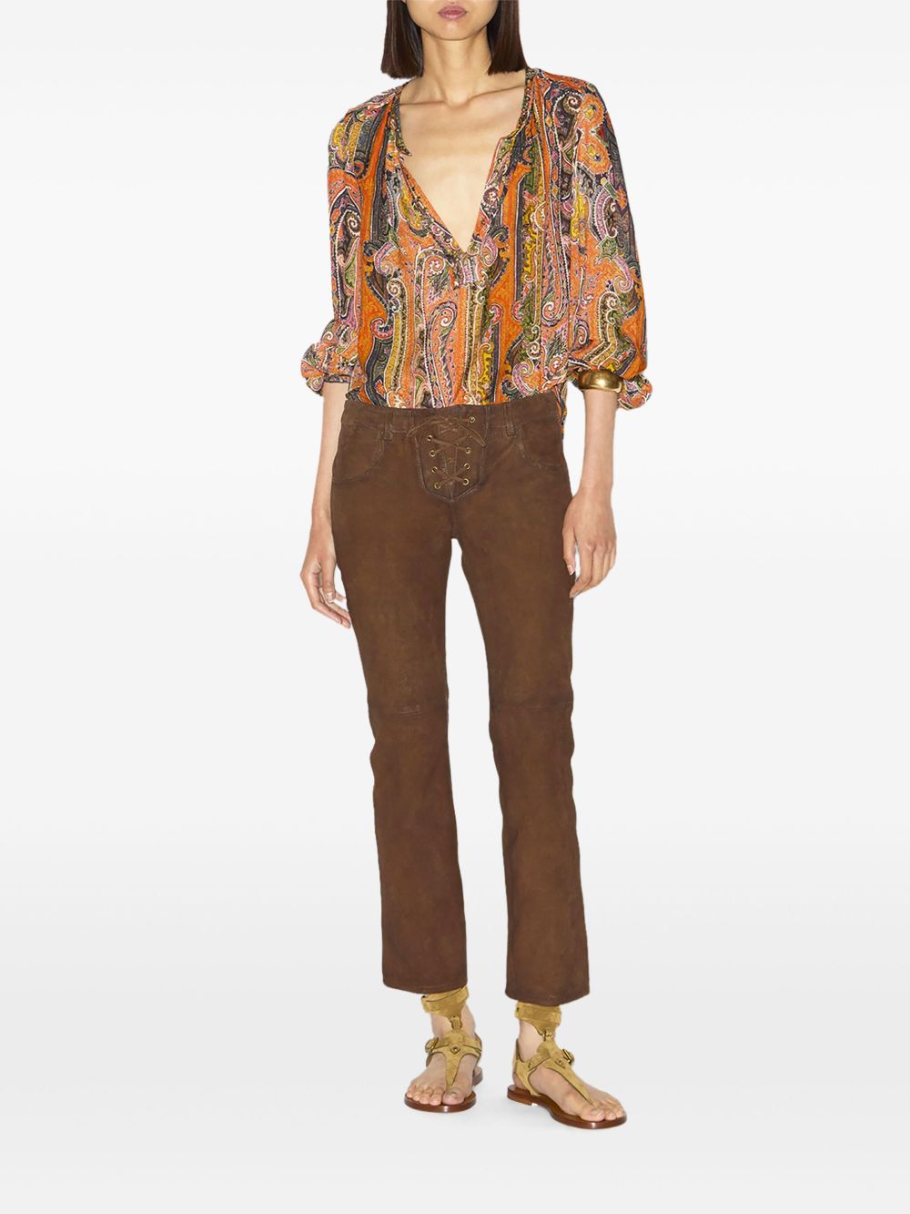 Isabel Marant Trousers Brown