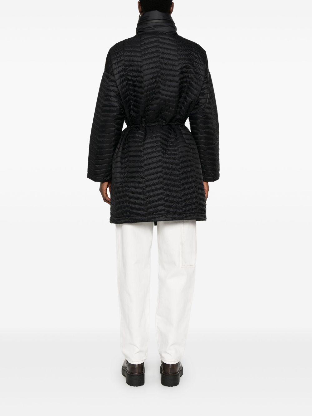 Emporio Armani ASV water repellent lightweight nylon reversible jacket