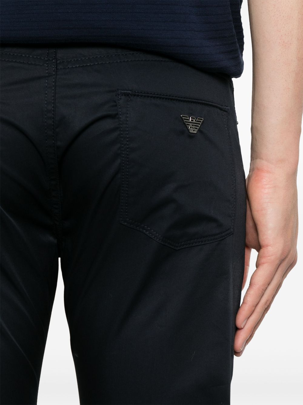 Emporio Armani Slim-fit jeans with logo badge
