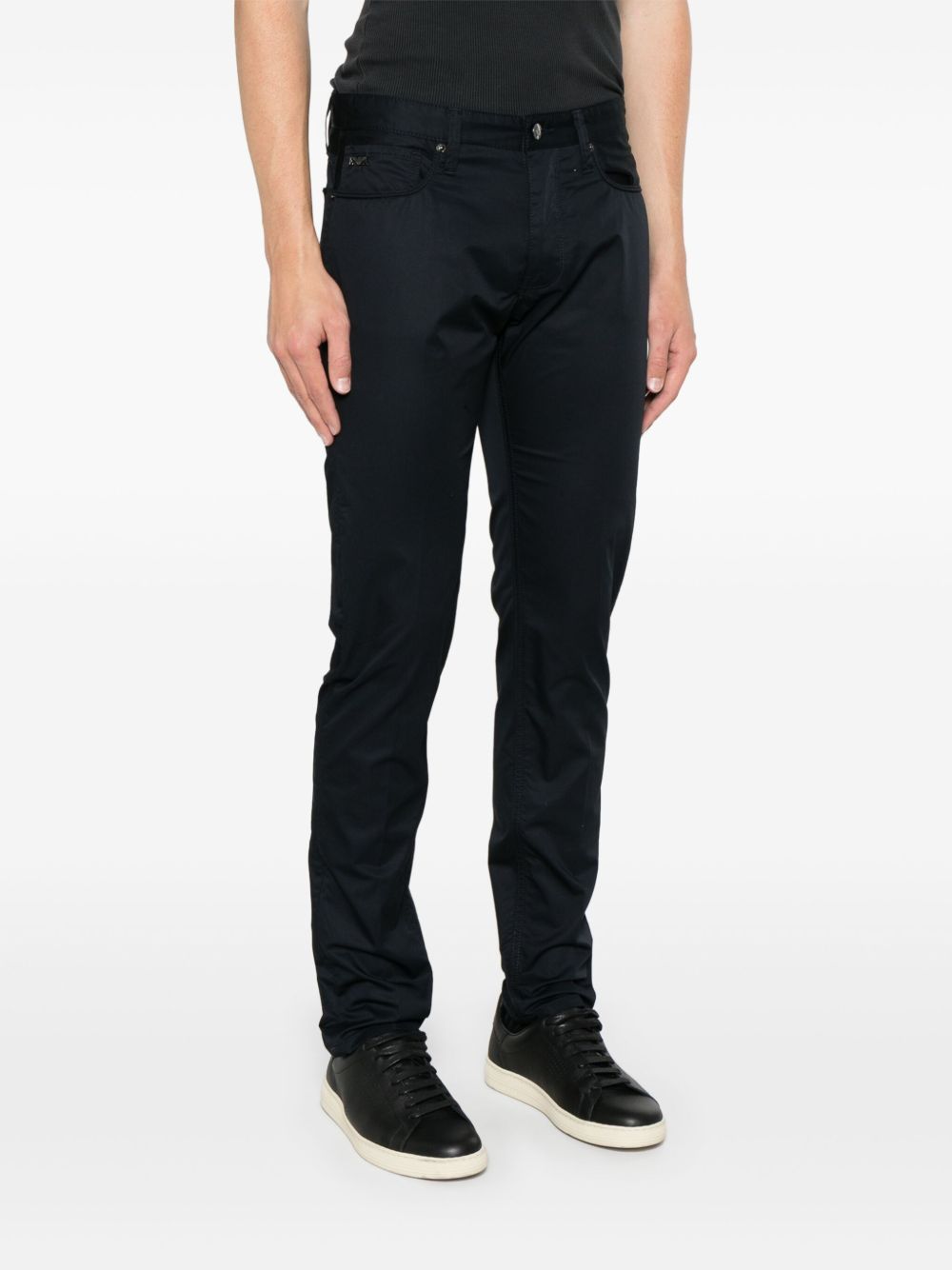 Emporio Armani Slim-fit jeans with logo badge