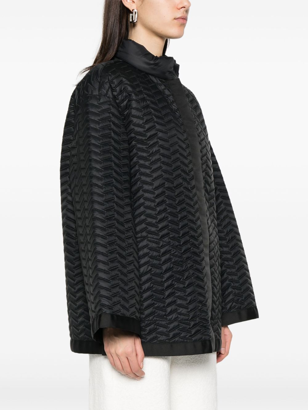 Emporio Armani Reversible jacket in lightweight water repellent quilted nylon ASV