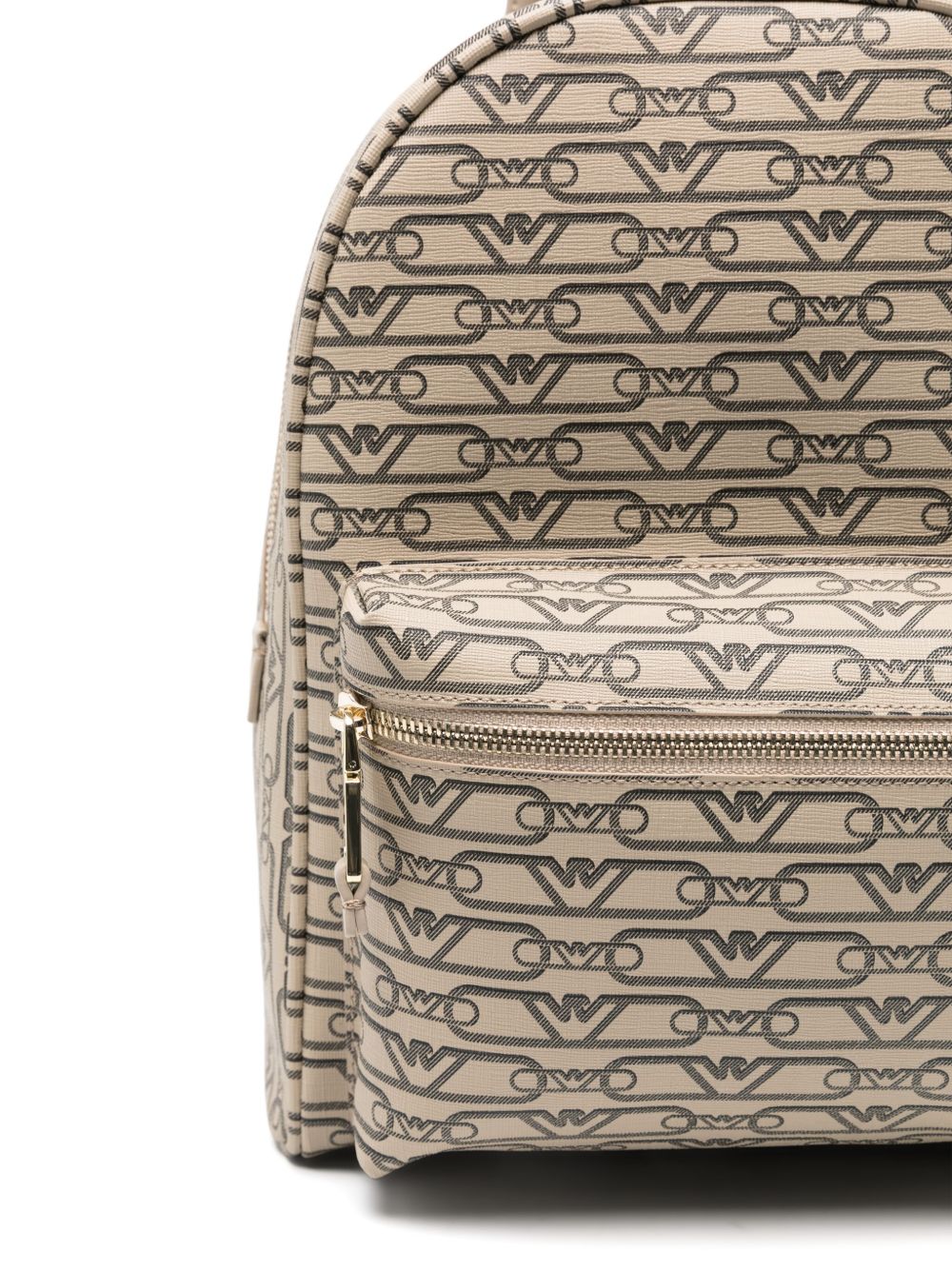 Emporio Armani Mini backpack with monogram print
