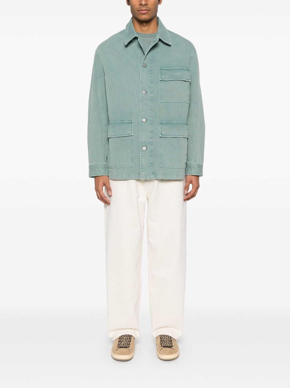 Emporio Armani Jackets Clear Blue