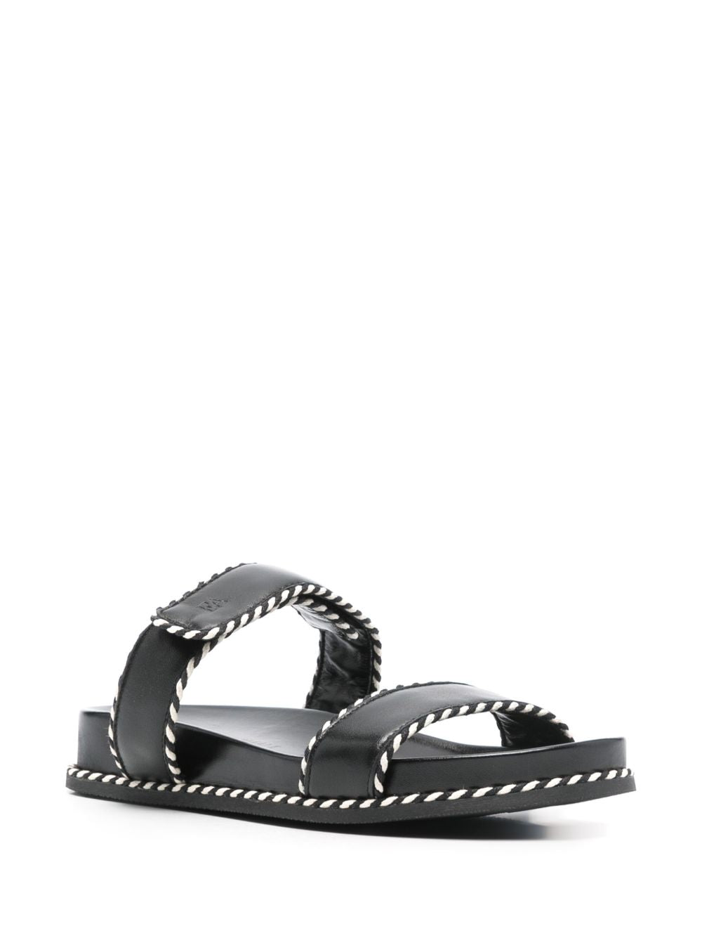 EMPORIO ARMANI EXCLUSIVE Emporio Armani Sandals with nappa strap and two-tone profiles