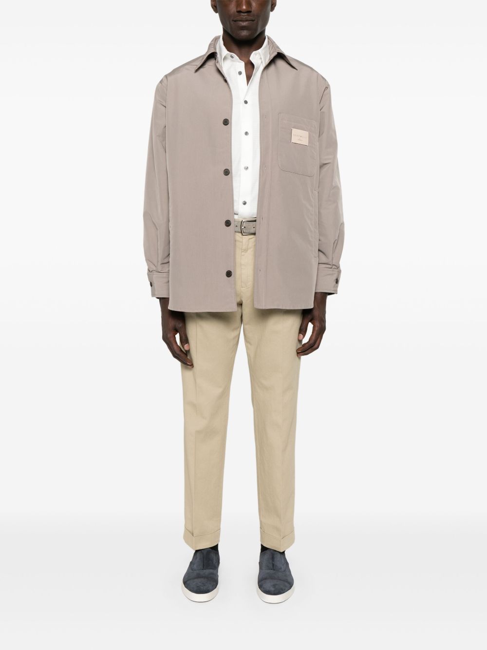 Emporio Armani Shirts Dove Grey