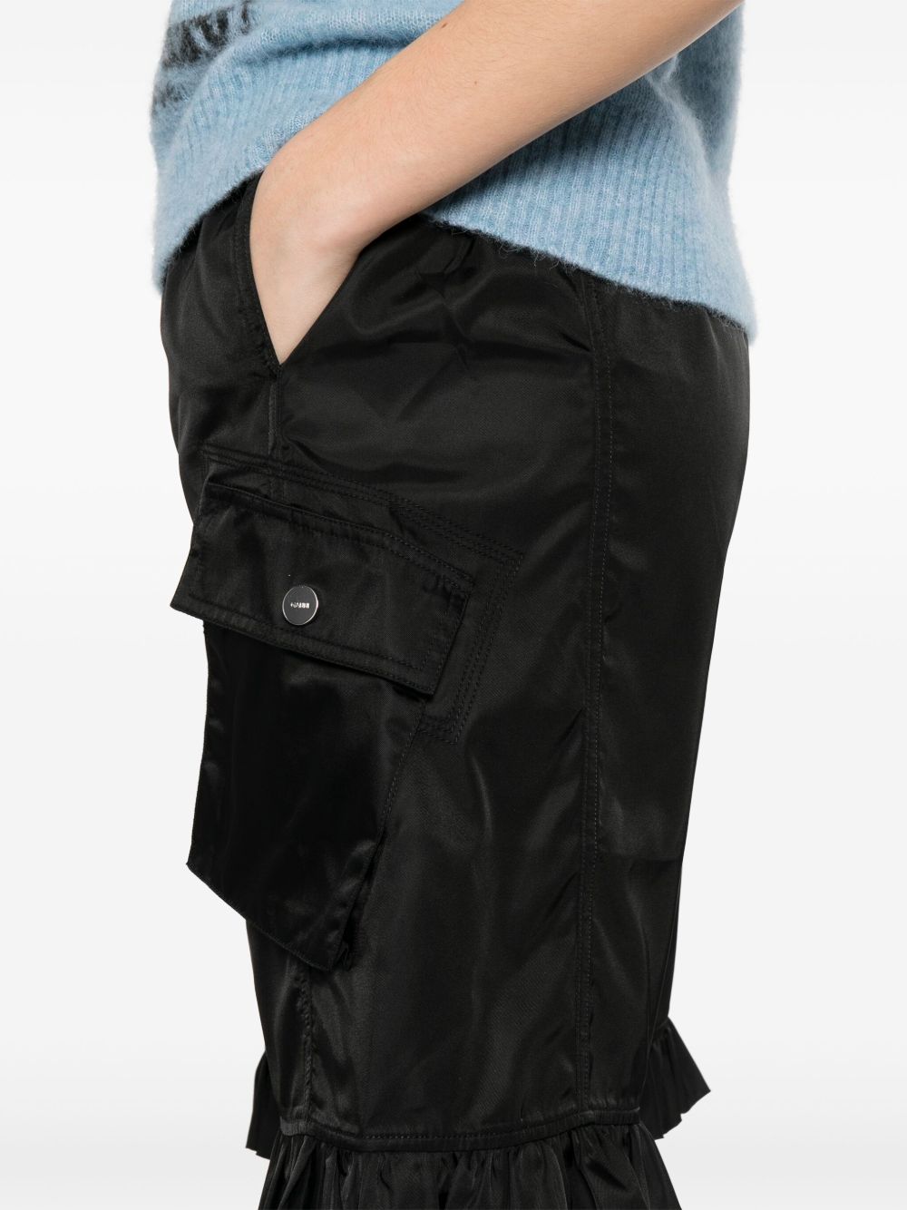 GANNI Shorts Black