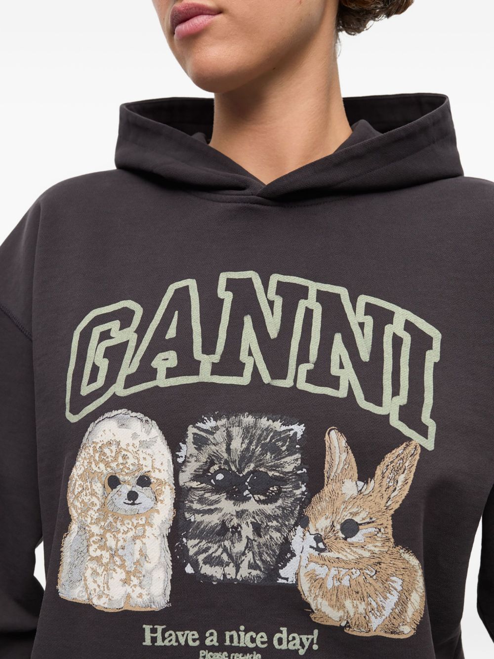 GANNI Sweaters Grey