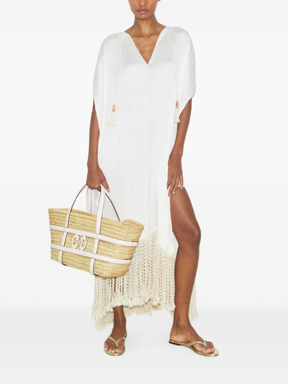 Tory Burch Ella straw basket bag