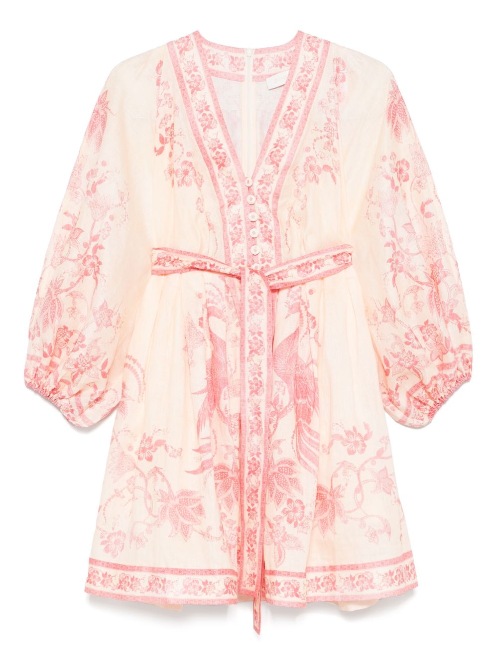 Zimmermann Lucky Linen Mini Dress
