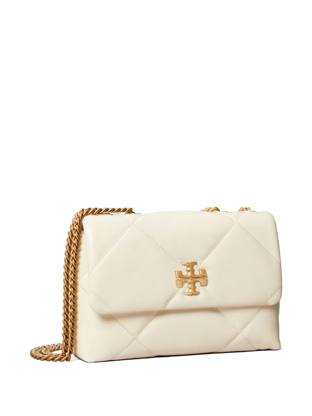 Tory Burch Kira Diamond small leather shoulder bag