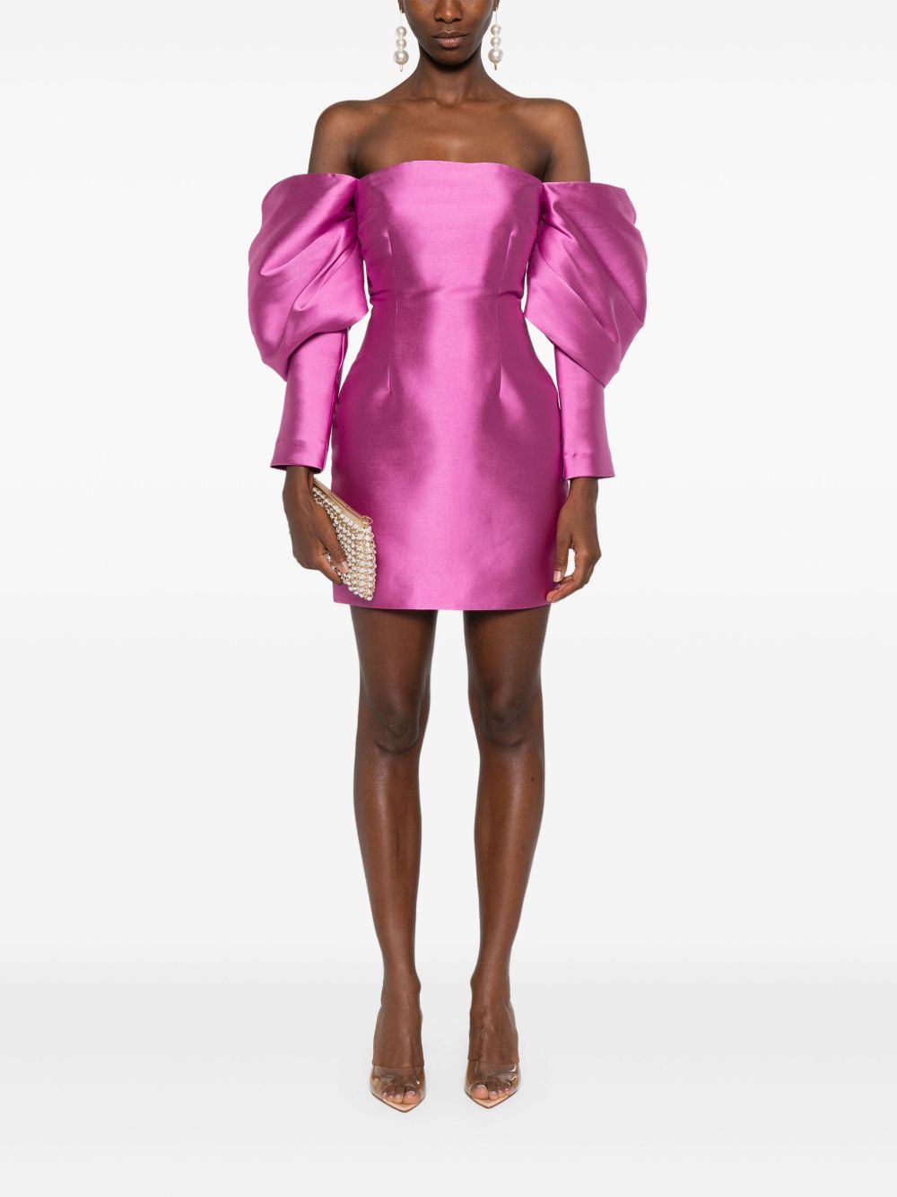 Solace London Dresses Fuchsia