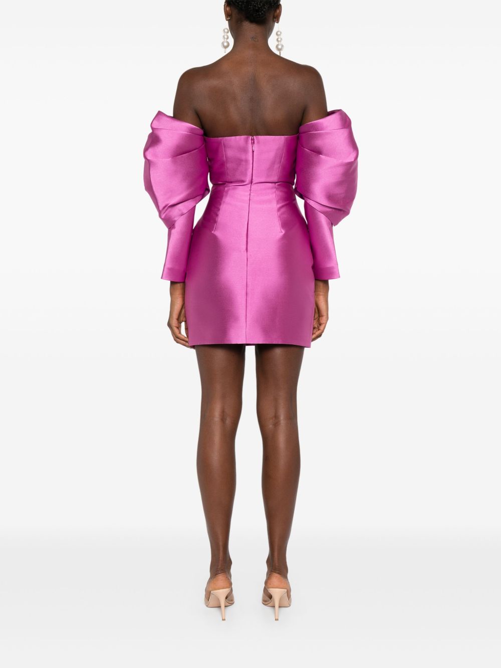 Solace London Dresses Fuchsia