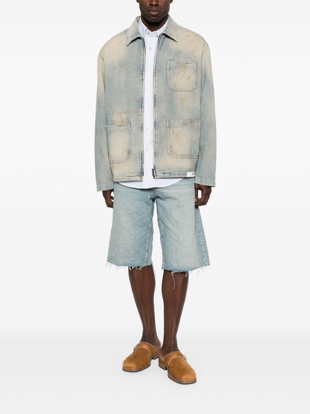 Golden Goose Coats Clear Blue