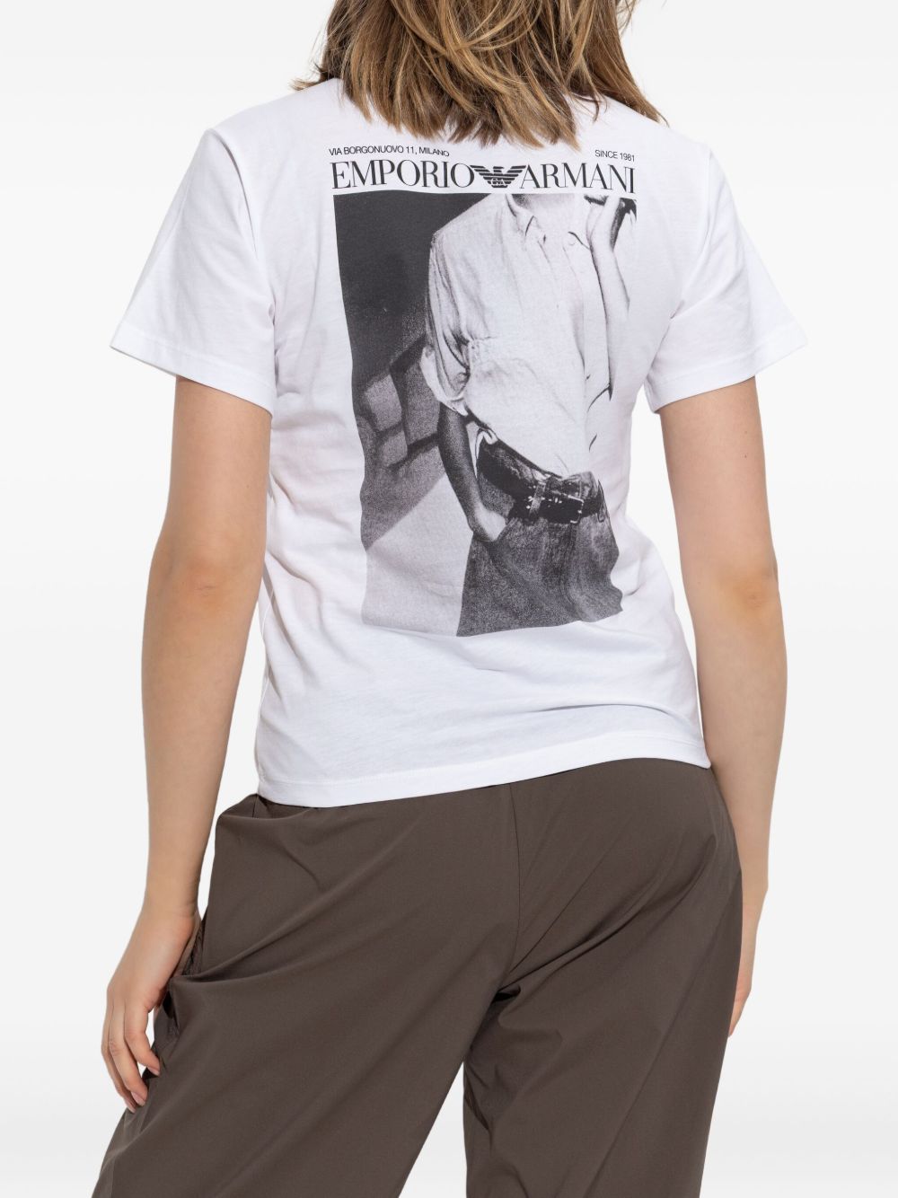 Emporio Armani T-shirts and Polos White