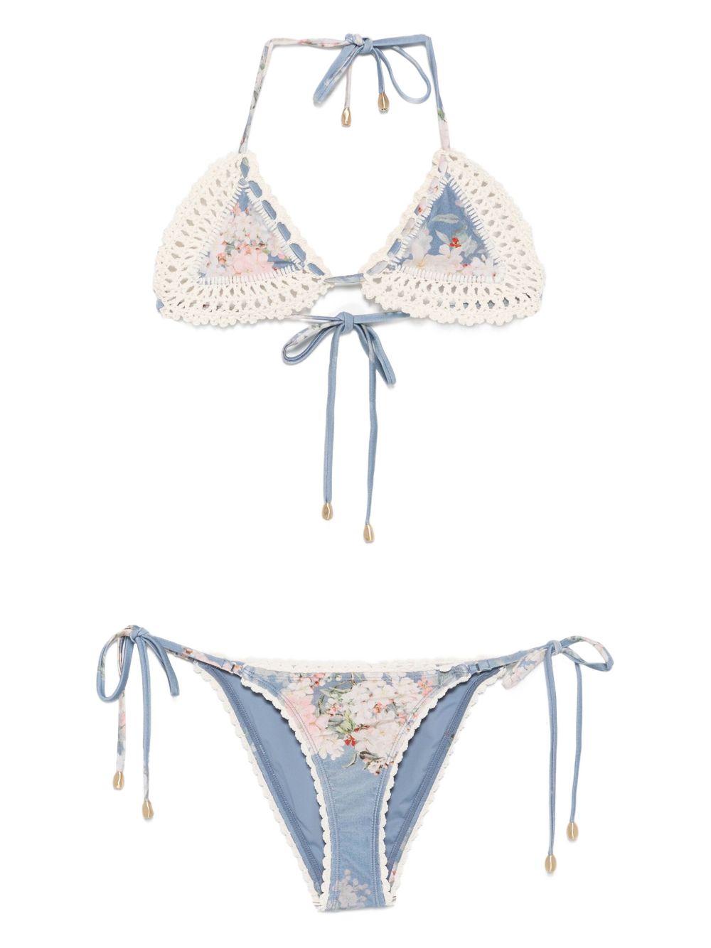 Zimmermann Floral print bikini set