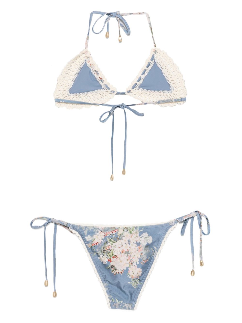 Zimmermann Floral print bikini set