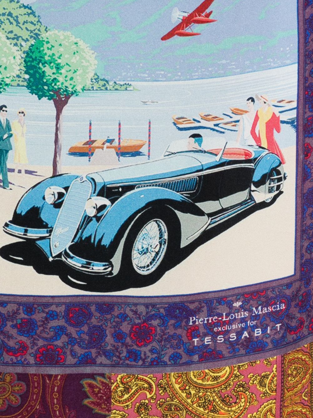 Pierre Louis Mascia silk printed scarf