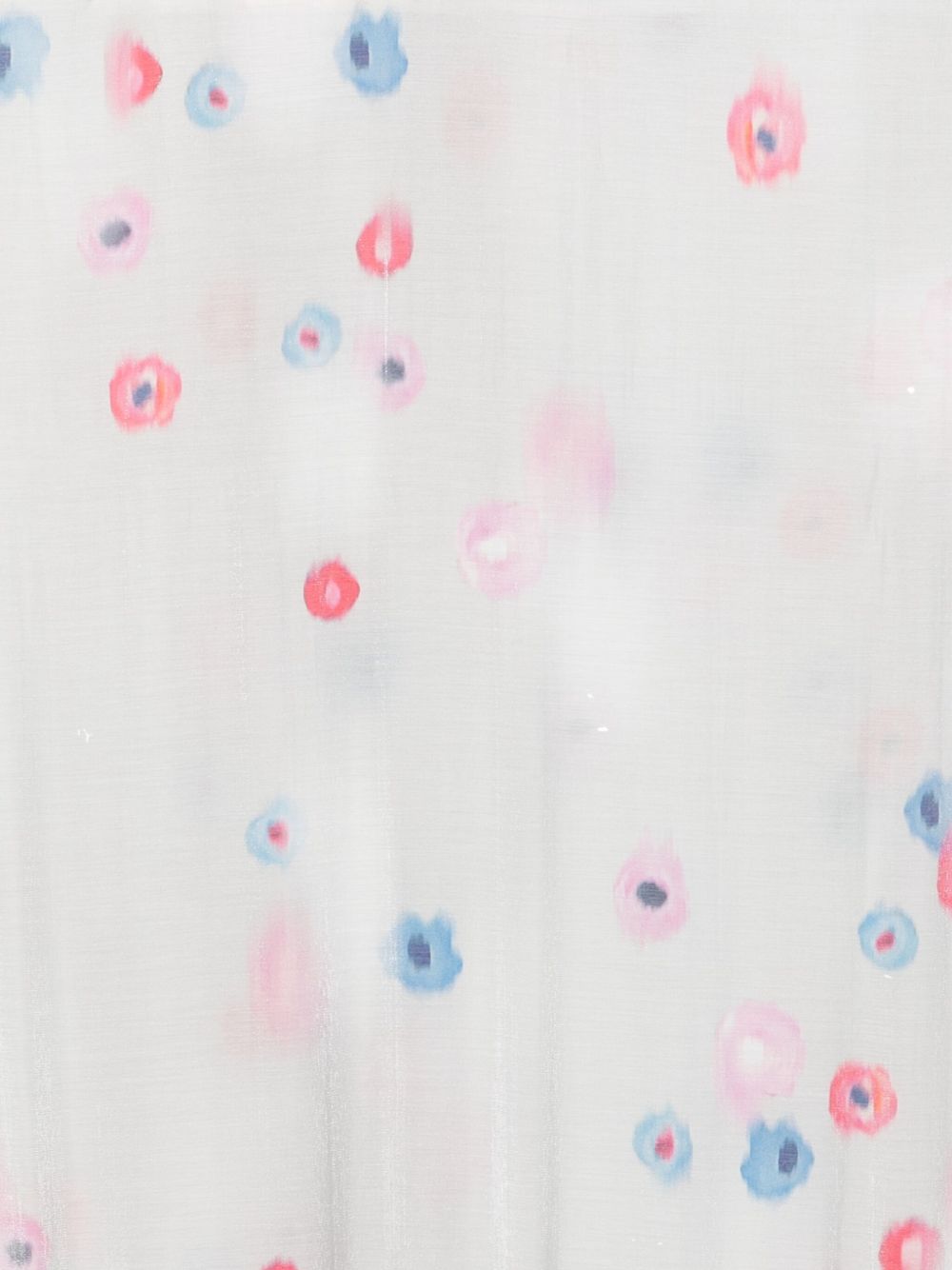 Emporio Armani floral print fringed scarf