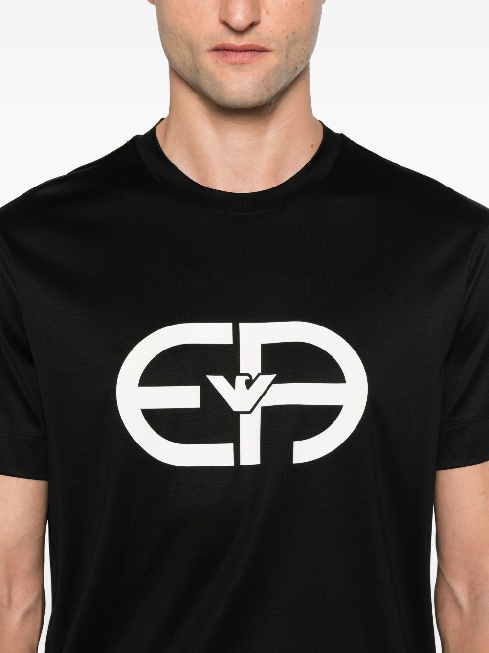 Emporio Armani T-shirts and Polos Black